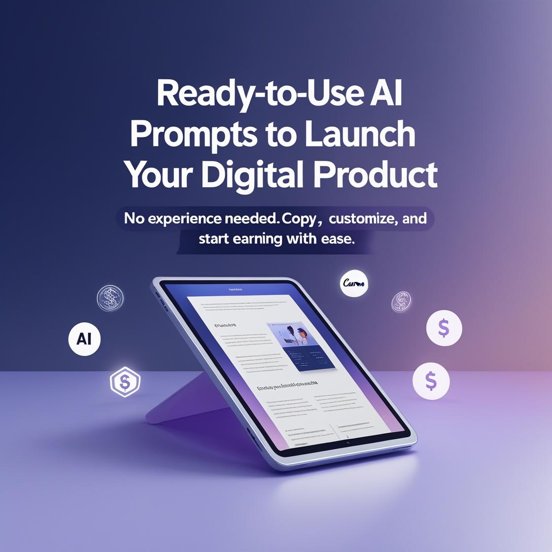 AI Prompts Bundle for Beginners – Copy, Customize & Start Earning Today
