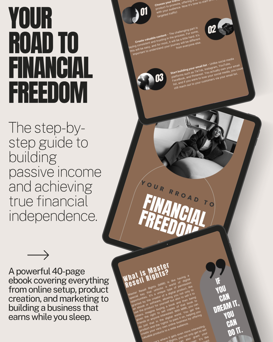 Your Road to Financial Freedom – Digital Blueprint for Passive Income